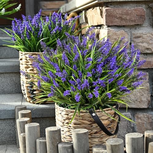 Waipfaru Artificial Flowers Purple 20 Bundles