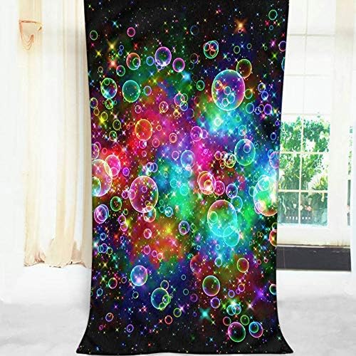 Moslion Colorful Bubbles Bath Towel 64x32 Inches