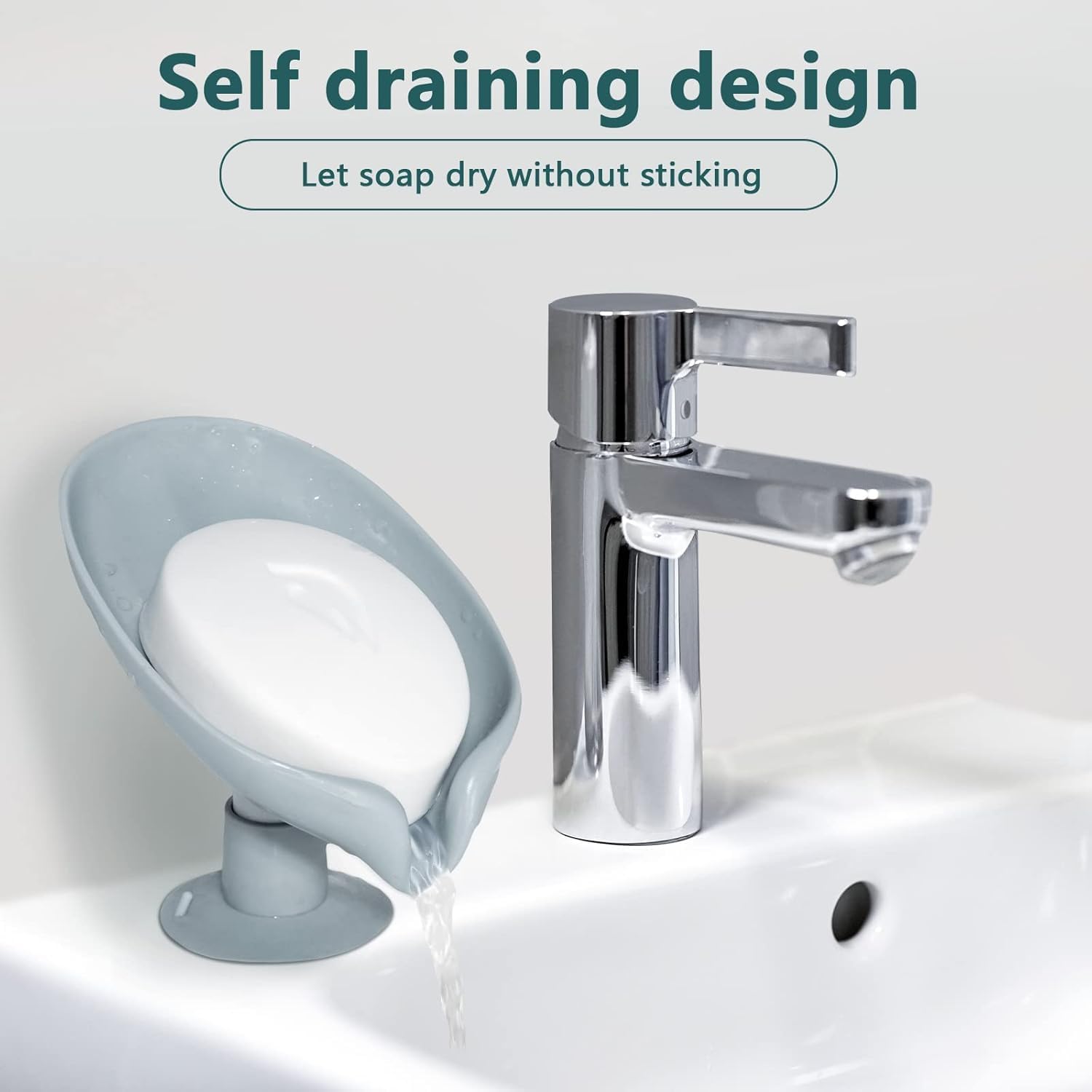Leaf Shape Soap Saver - Self Draining Soap Dish