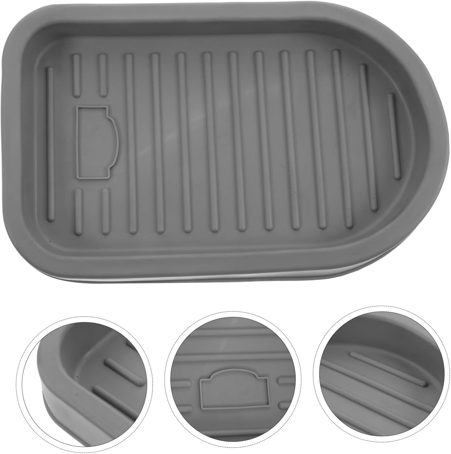 Multi-Purpose Draining Soap Dish Holder for Kitchen and Bathroom