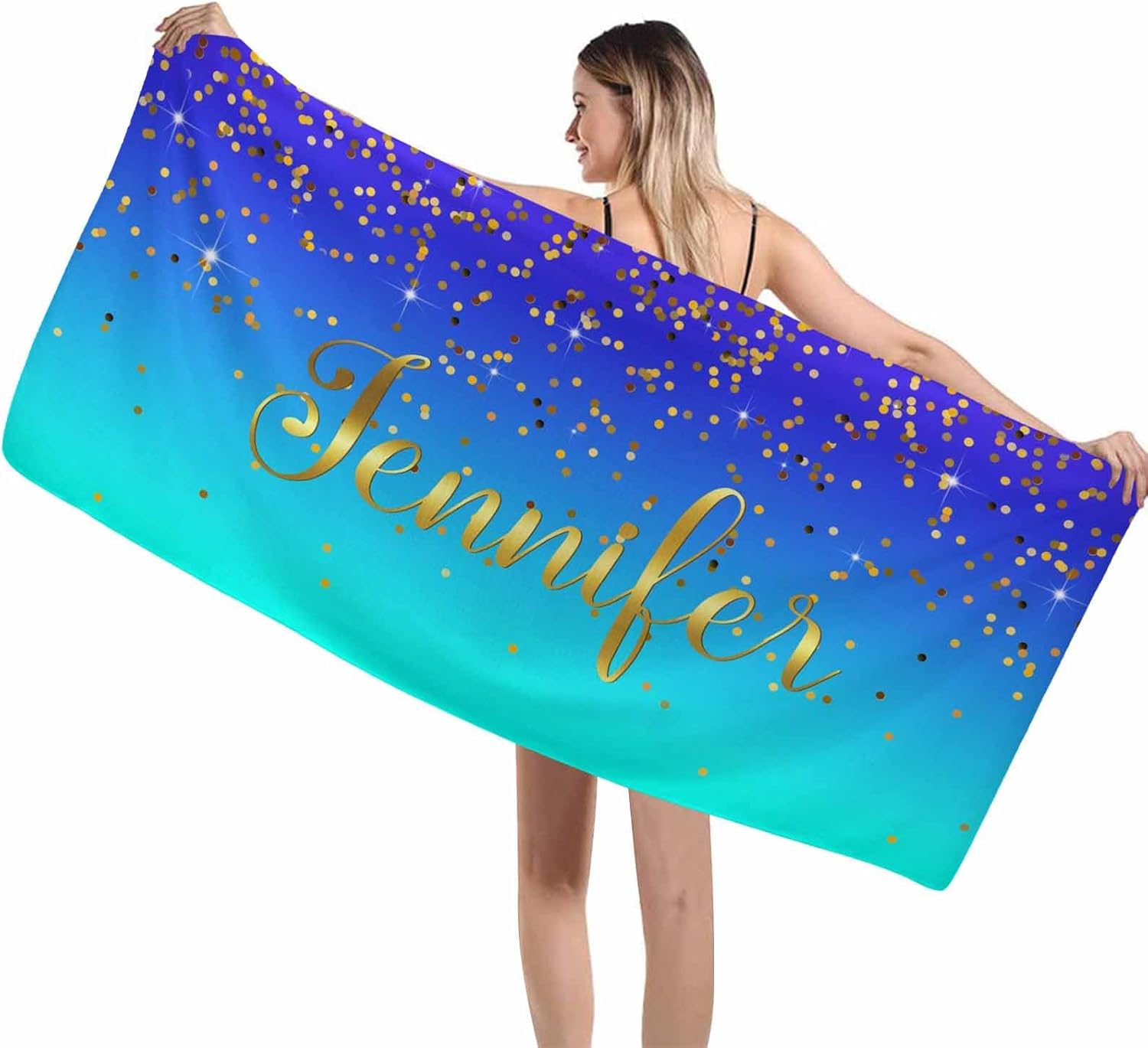 Artsadd Personalized Beach Towel with Name 1