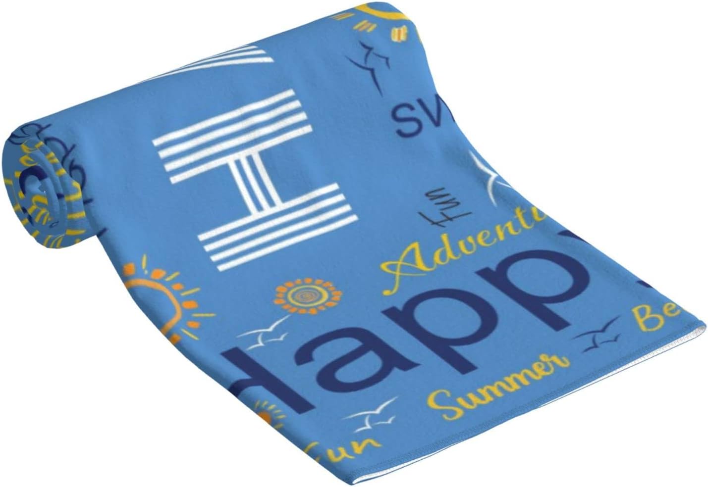 Personalized Beach Towel with Name Text 1