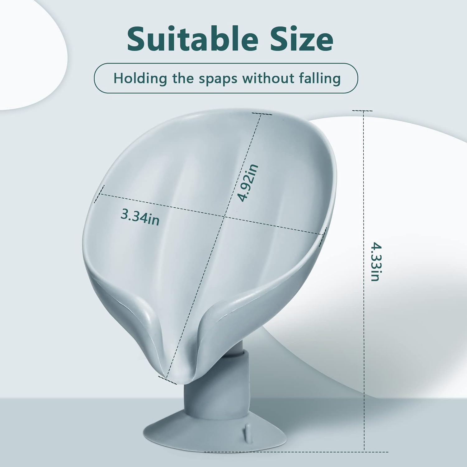 Leaf Shape Soap Saver - Self Draining Soap Dish