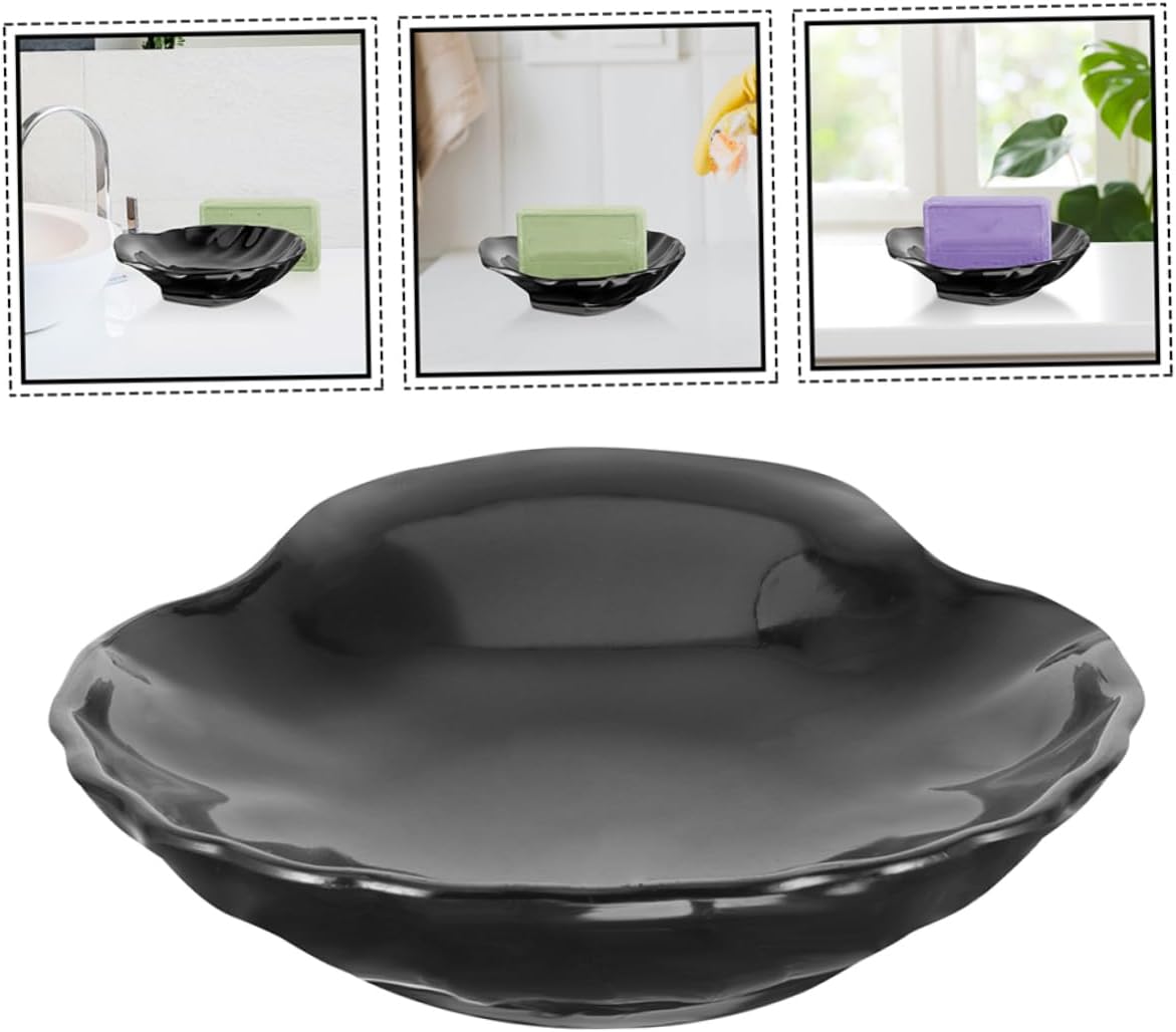 PRETYZOOM Shell Soap Dish 2pcs Bar Soap Holder for Shower Bathroom 1