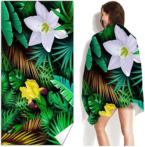 Longaoa Microfiber Beach Towel Quick Dry Super Absorbent