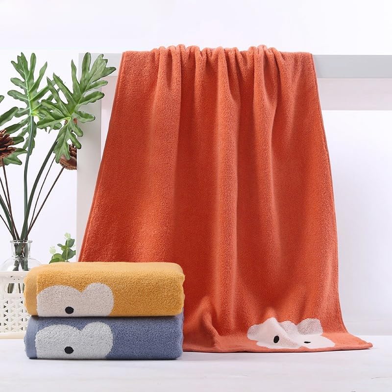 3 Piece Kids Bath Towel Set with Naughty Bear Design