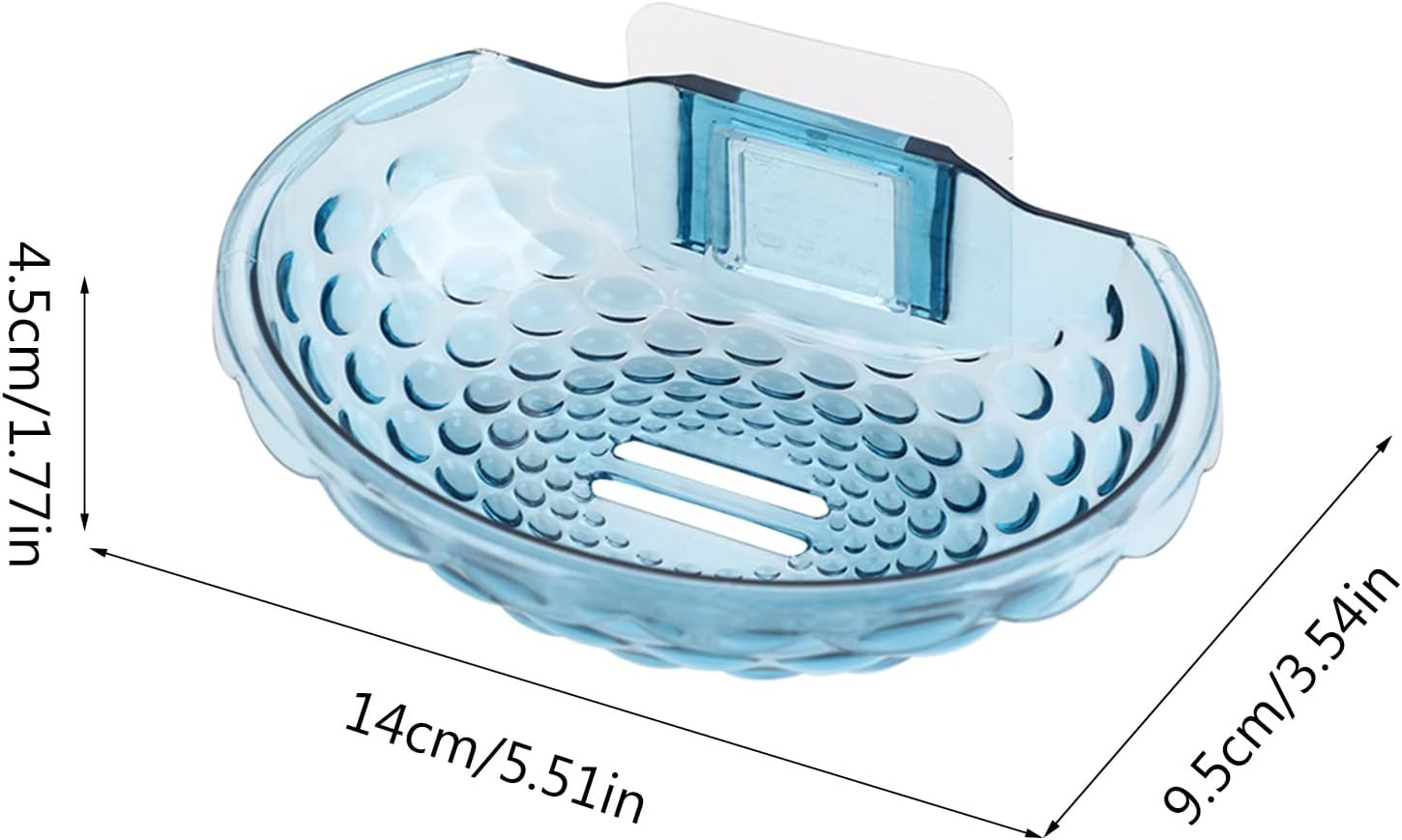 Ouxuefen Wall Mounted Soap Holder No Drilling