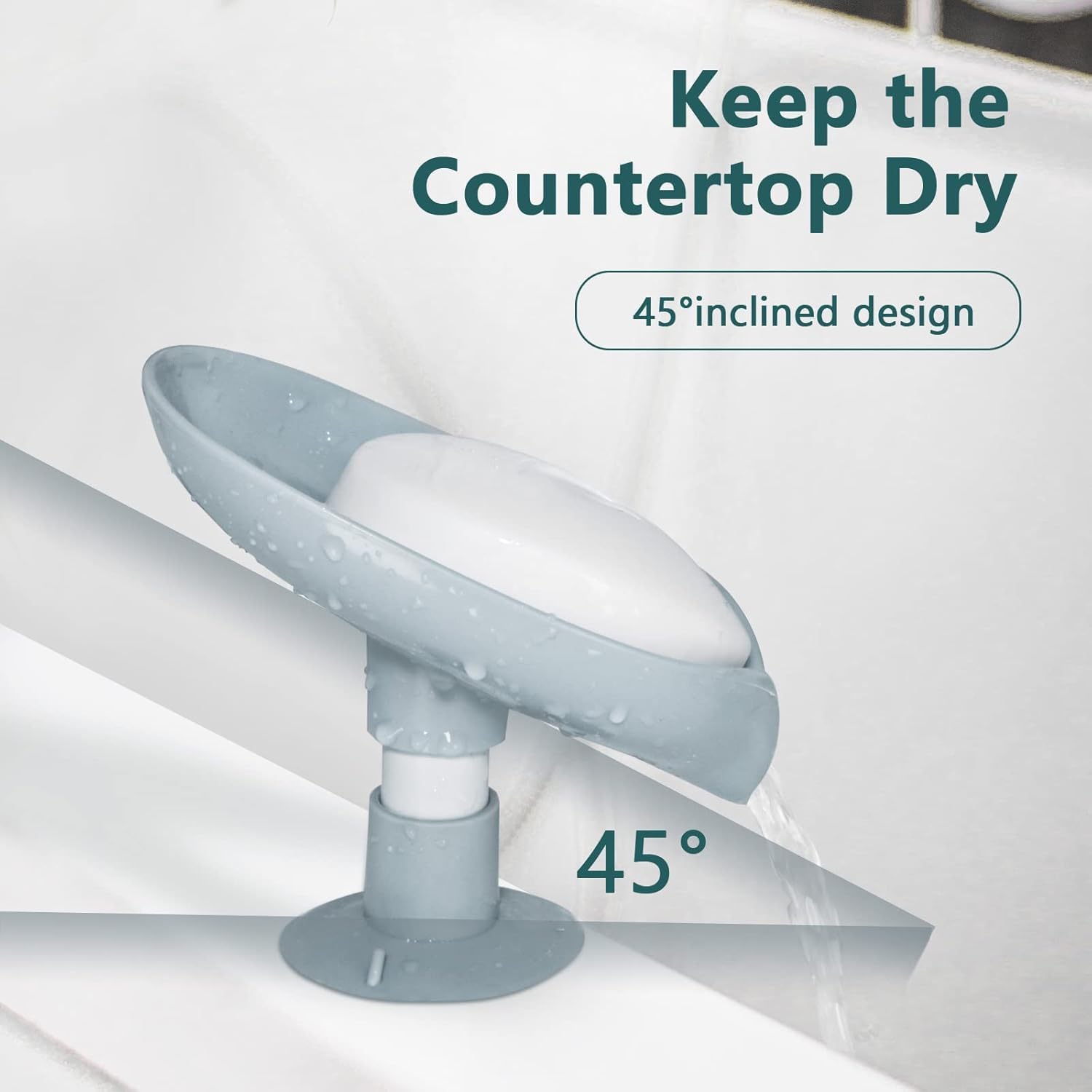 Leaf Shape Soap Saver - Self Draining Soap Dish