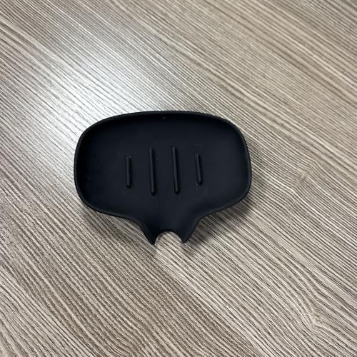 Plastic Soap Dish with Drain and Non-Slip Base 1