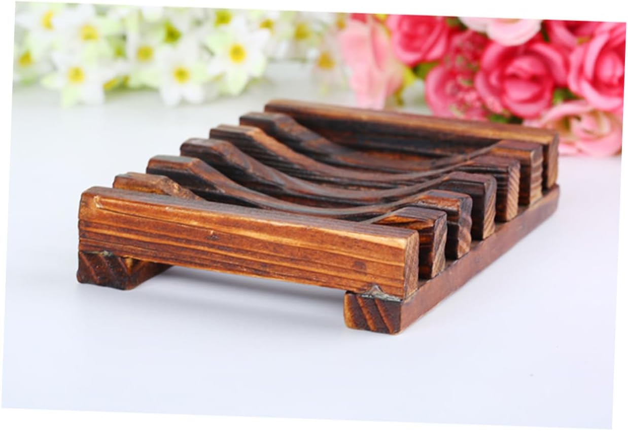 Stylish Wooden Soap Holder for Bathroom and Kitchen