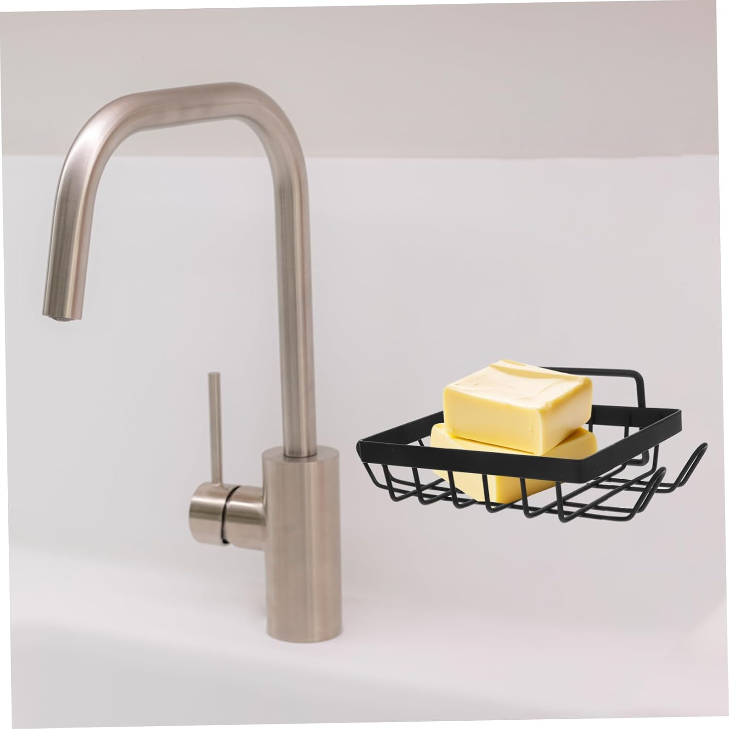 LIFKICH Wall Mounted Soap Dish - Rustproof and Self Draining