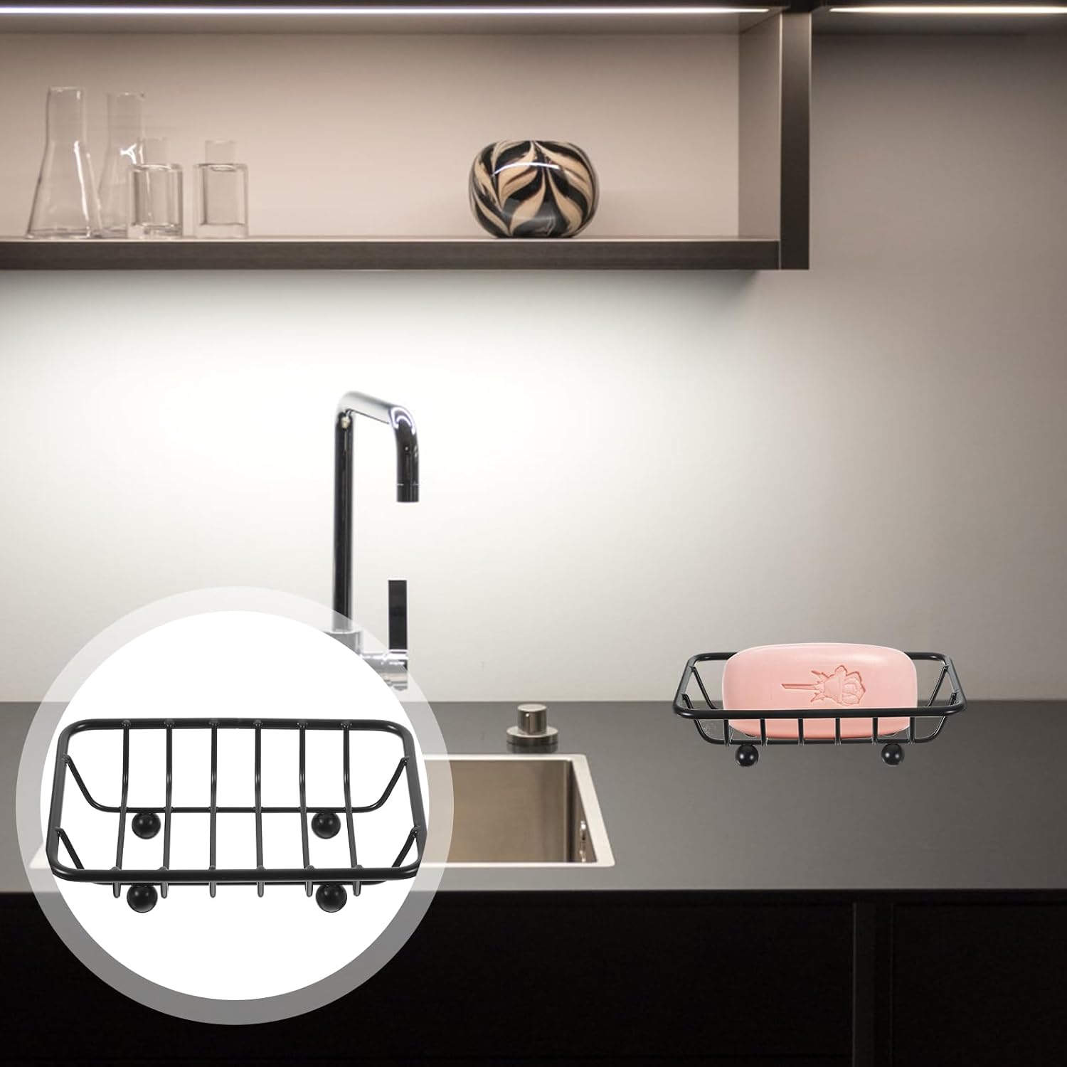 Cabilock Metal Soap Holder for Bar Soap and Bathroom Accessories