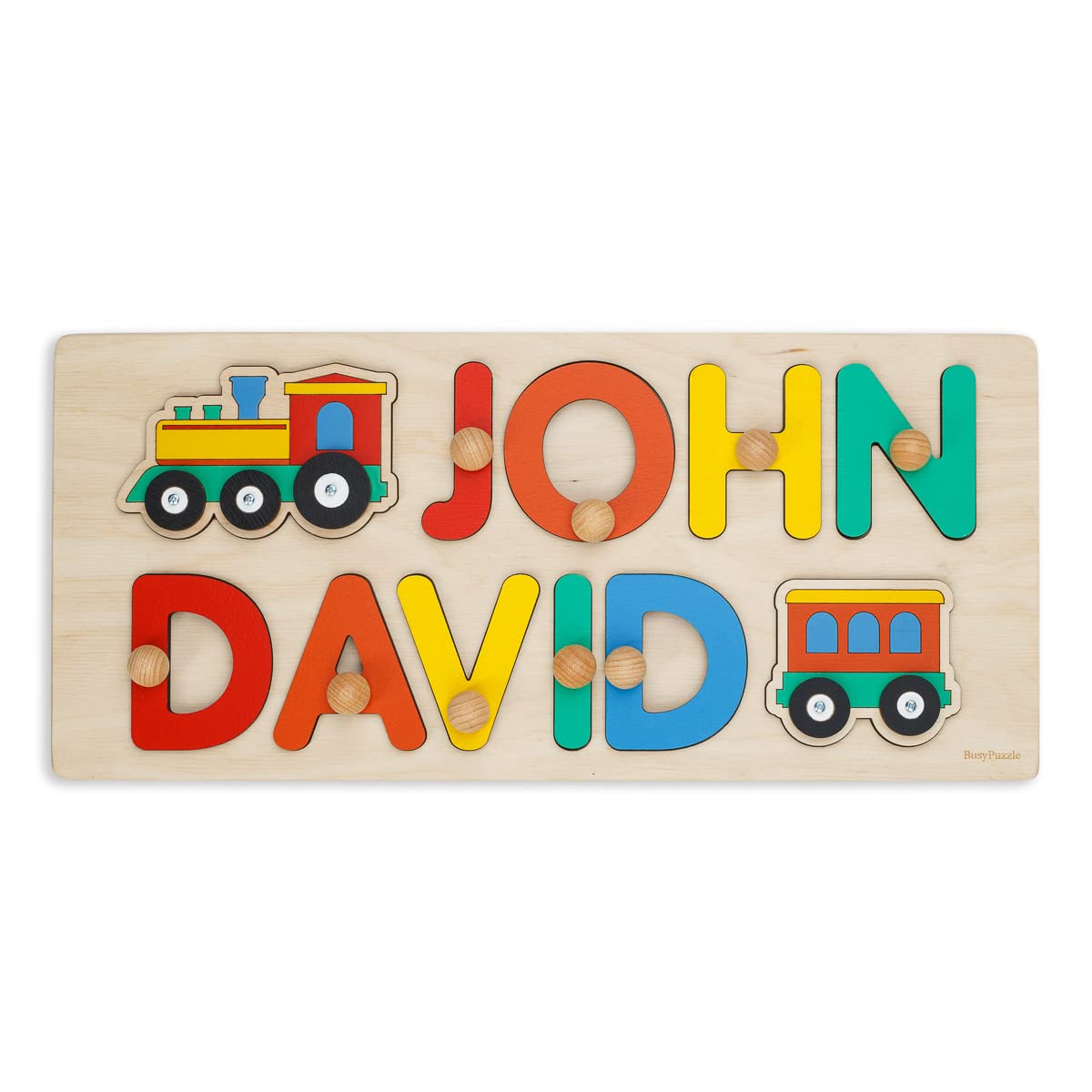 Personalized Wooden Name Puzzle for Kids 1