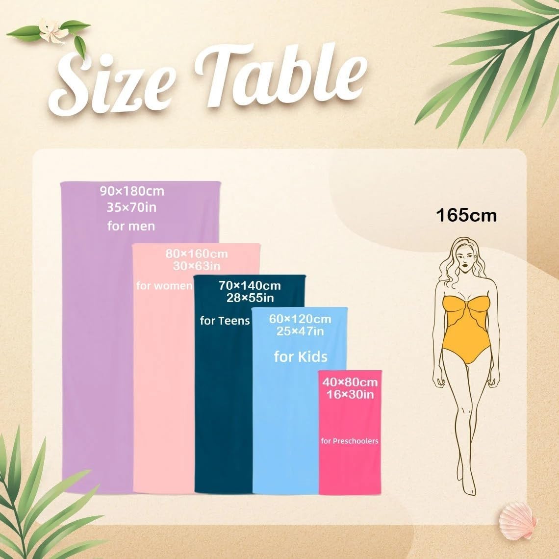 Personalized Beach Towel with Name - Custom Striped Design