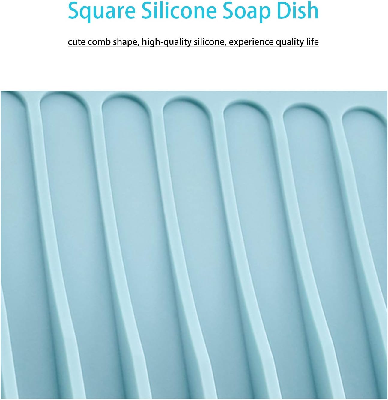 2 Pieces Automatic Drain Soap Dish Waterproof and Drop-Proof 1
