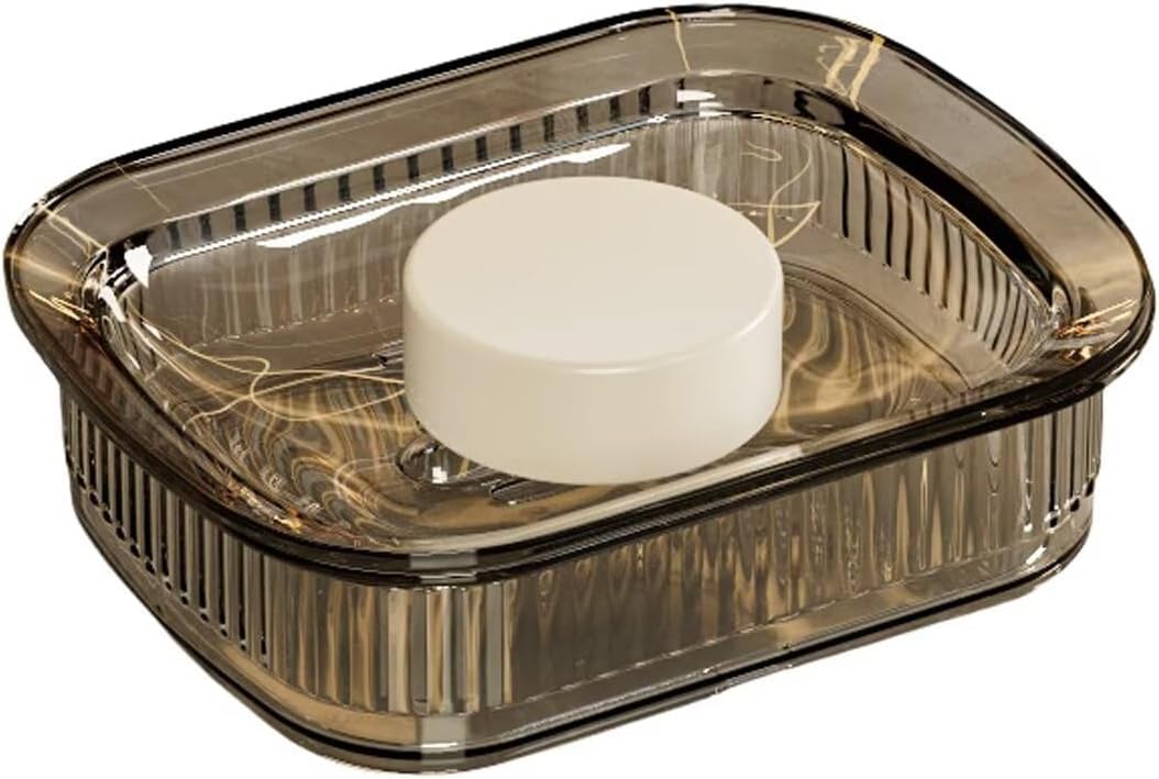 FABEILAI Suction Soap Holder Gray