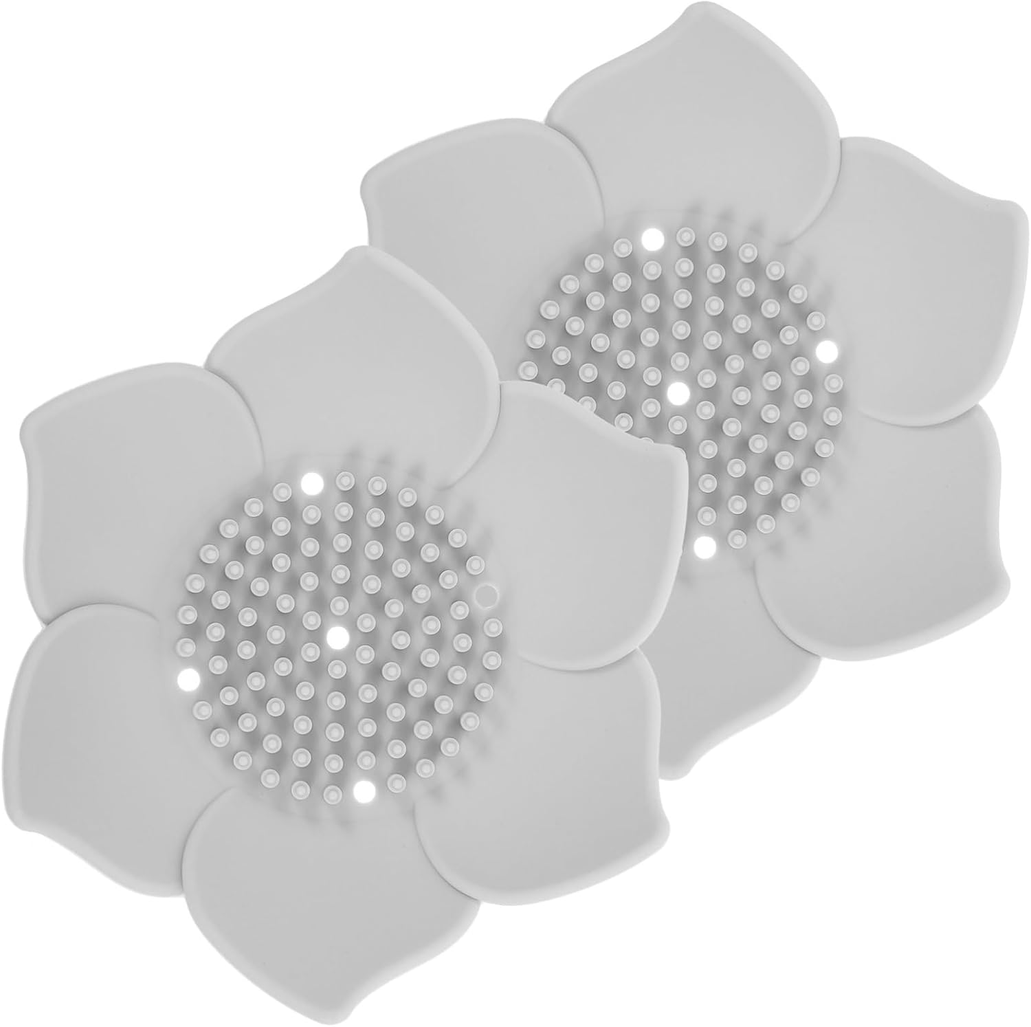 WESIEVYA 2Pcs Flower Soap Holder Drainage Design for Kitchen Hotel Bathroom Use