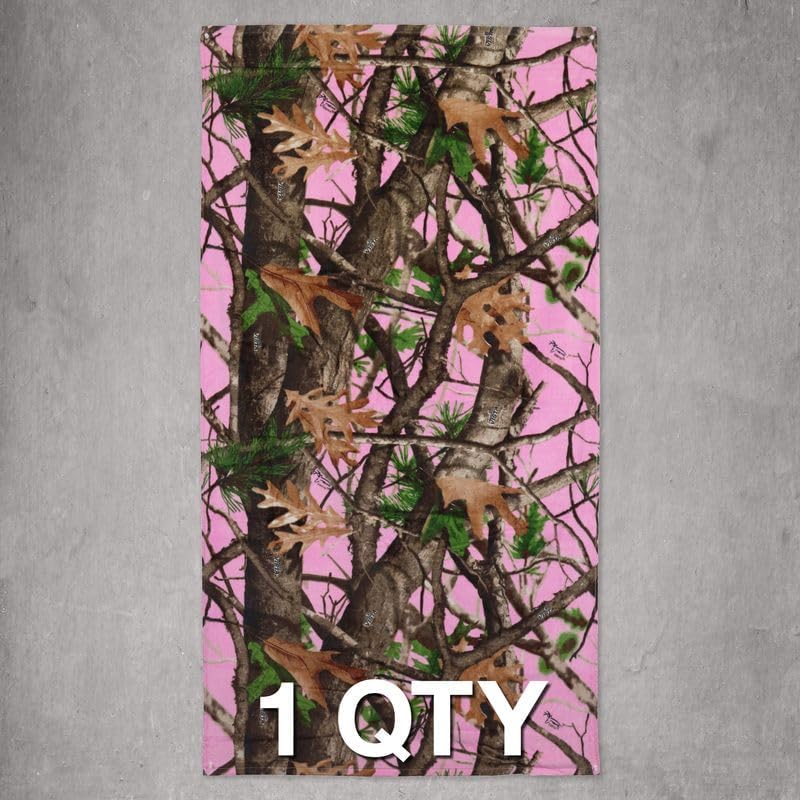 Havercamp Pink Camo Beach Towel 30x60