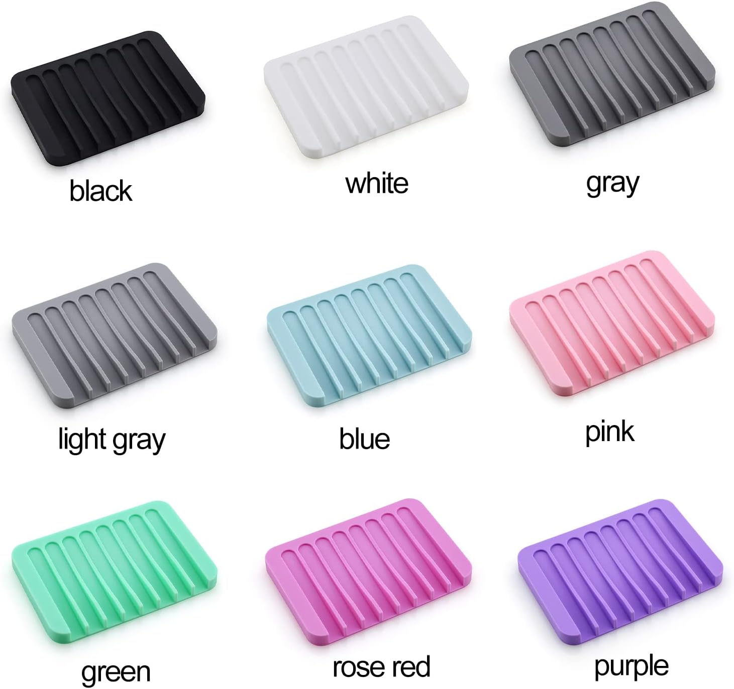 Handmade Silicone Soap Dish with Hollow Drainage