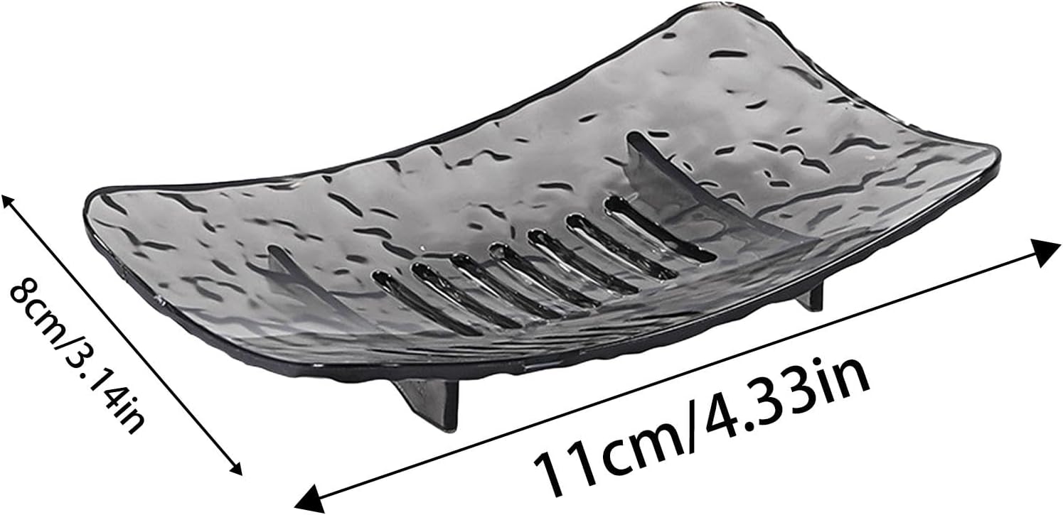 Non-Slip Soap Tray with Drain Hole for Family Travel Gym