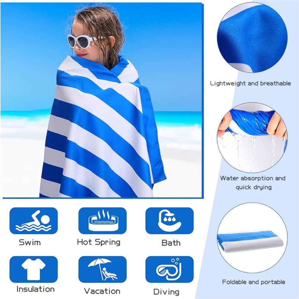 Ochine Personalized Beach Towel - Sand Free Quick Dry