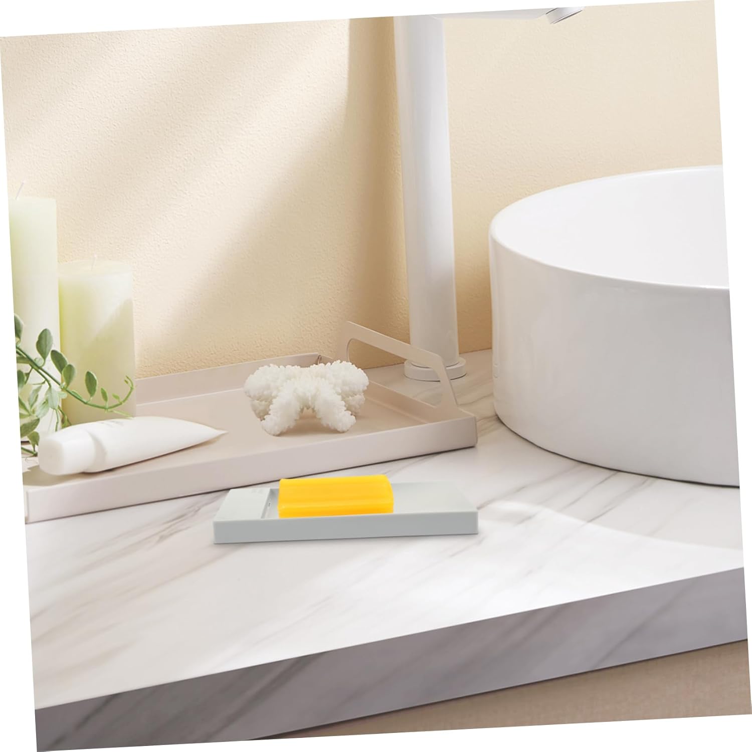 Alipis Self-Draining Soap Dish for Countertop