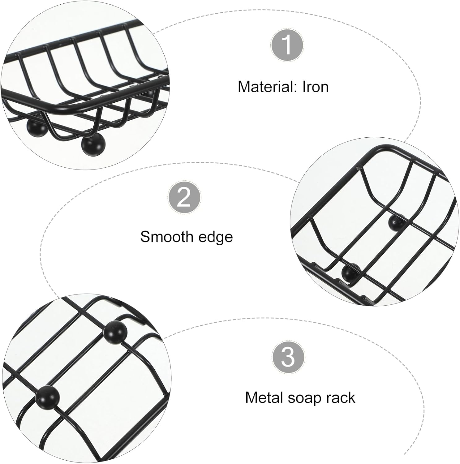 Cabilock Metal Soap Holder for Bar Soap and Bathroom Accessories