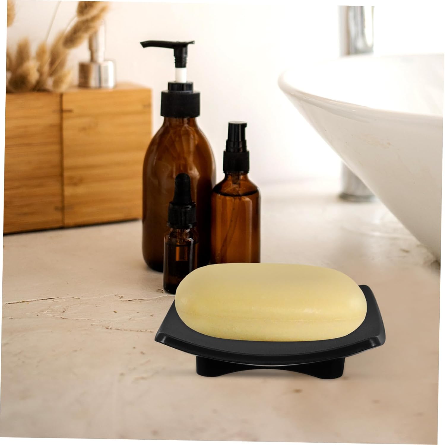 PRETYZOOM Elegant Soap Holder for Bathroom and Kitchen