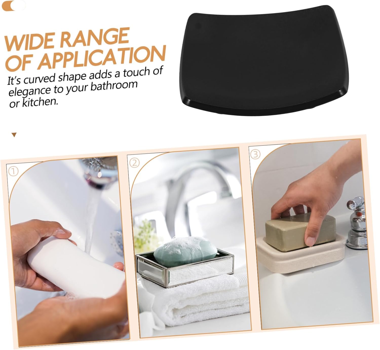 FONDOTIN Multi-Function Soap Holder for Bathroom and Kitchen