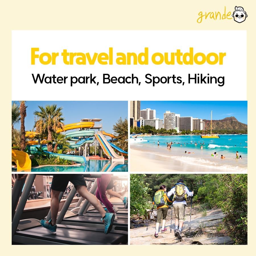 Billy Grande Beach Towel - Compact Travel Towel for Golf Fitness and Camping