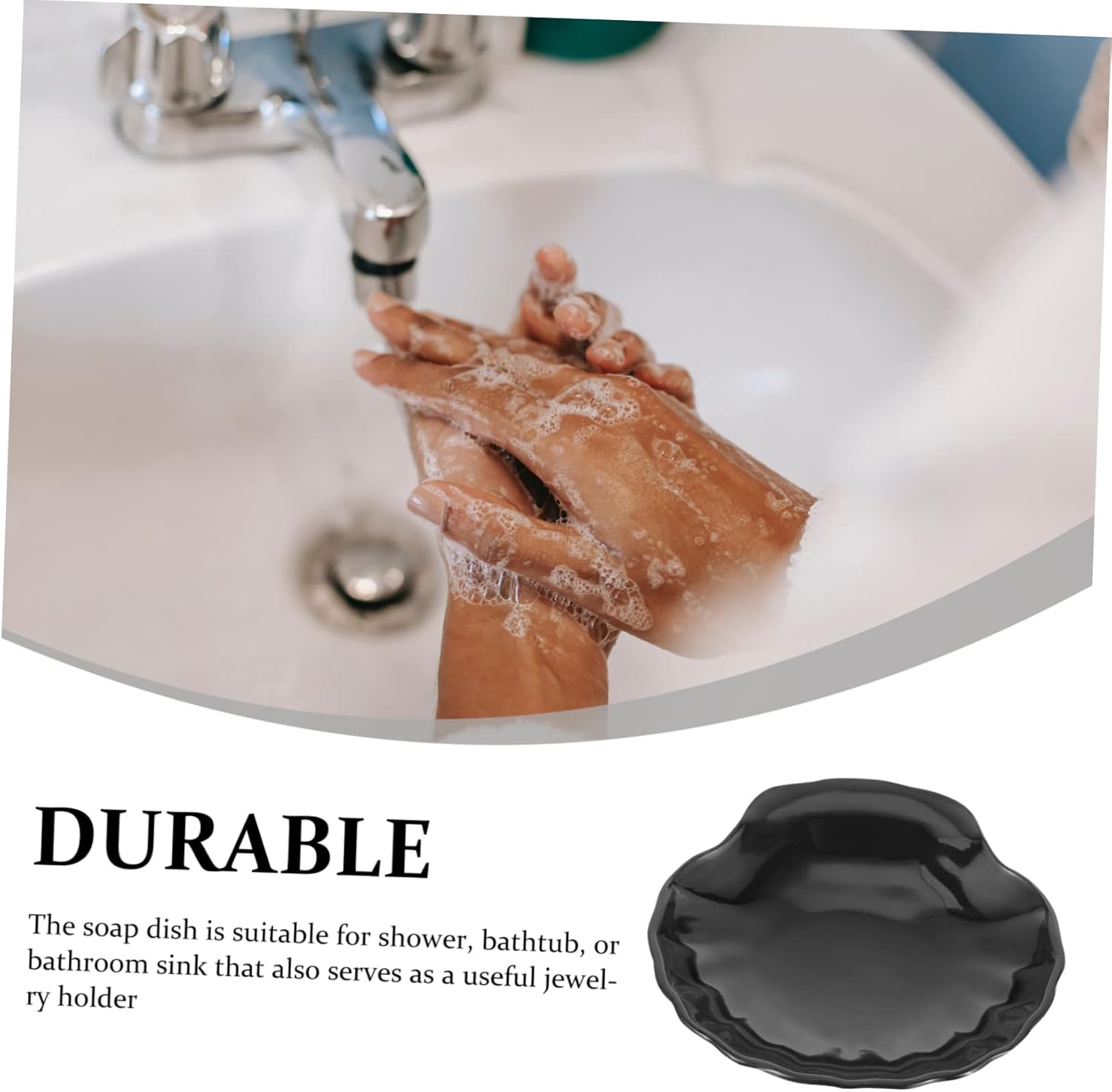 Shell Soap Holder for Shower and Bath