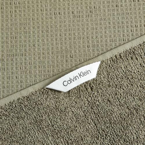 Calvin Klein Bath Towels - 3-Piece Set Dusty Green