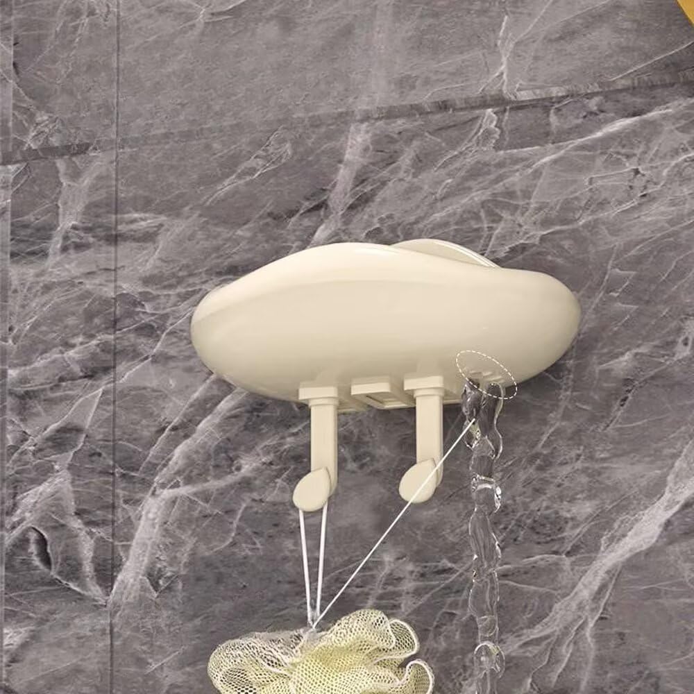 FABEILAI Suction Soap Holder for Shower Strong Vacuum Suction Reusable