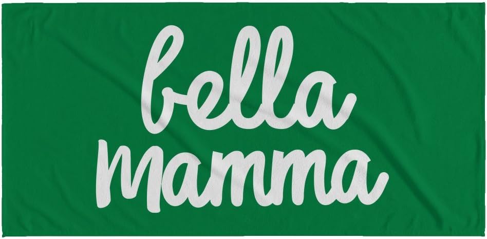 Large Microfiber Beach Towel - Italy Bella Mamma Design