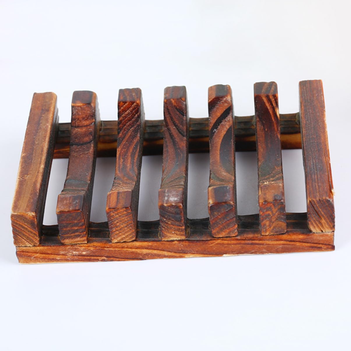 ETHZZLE Carbonized Soap Dish Holder for Kitchen Bathroom