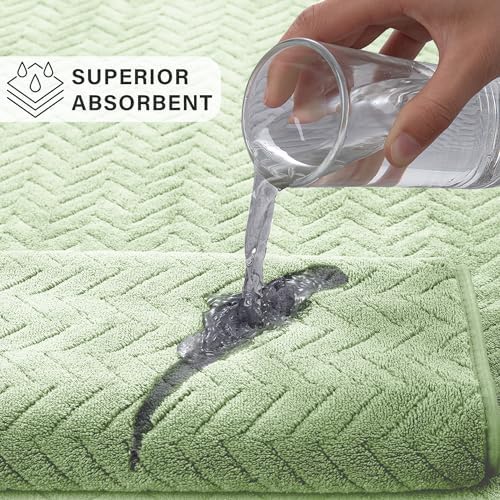 CARGOMEN Oversized Bath Towel Set 4PCS Olive