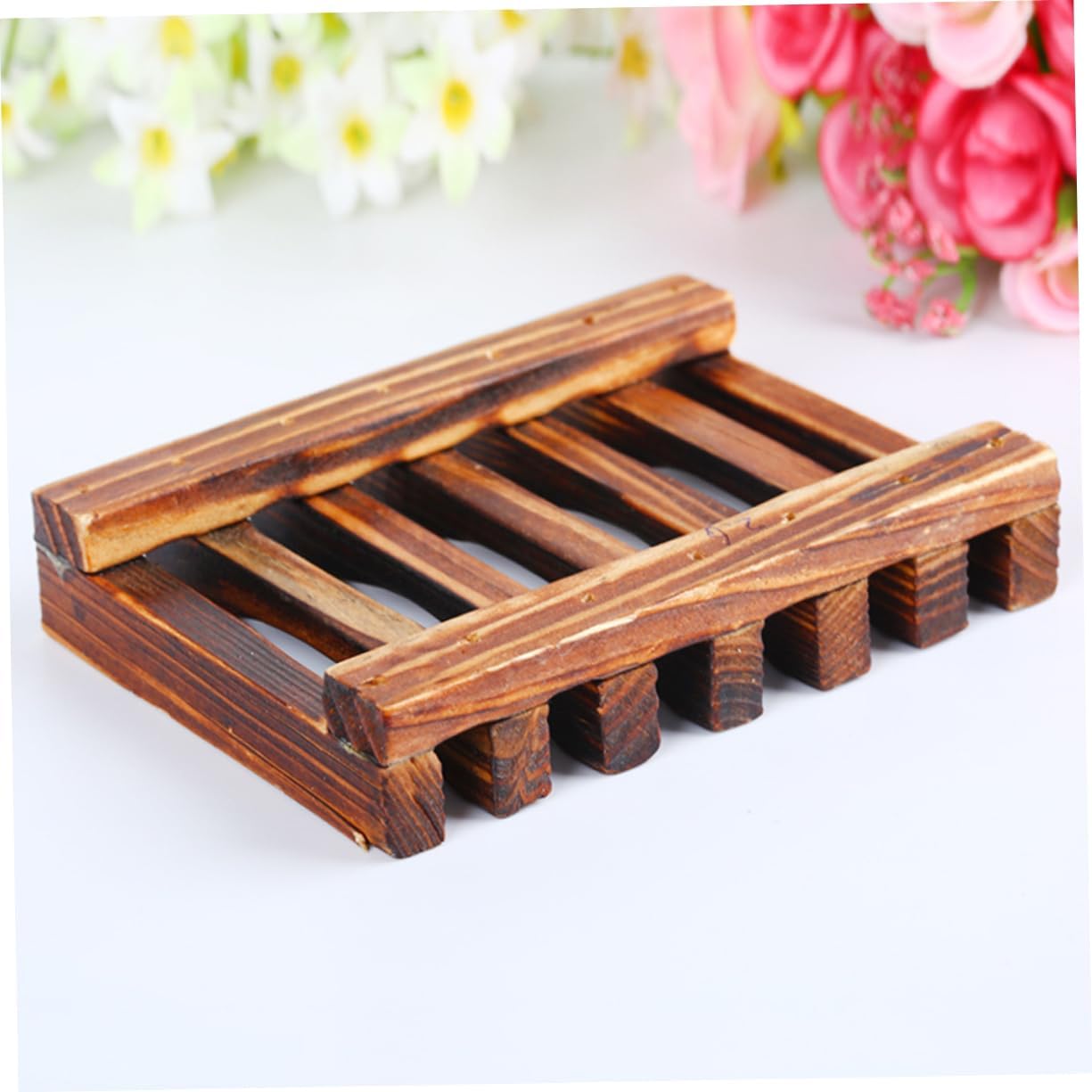 GLEAVI Carbonized Soap Holder for Bathroom Kitchen