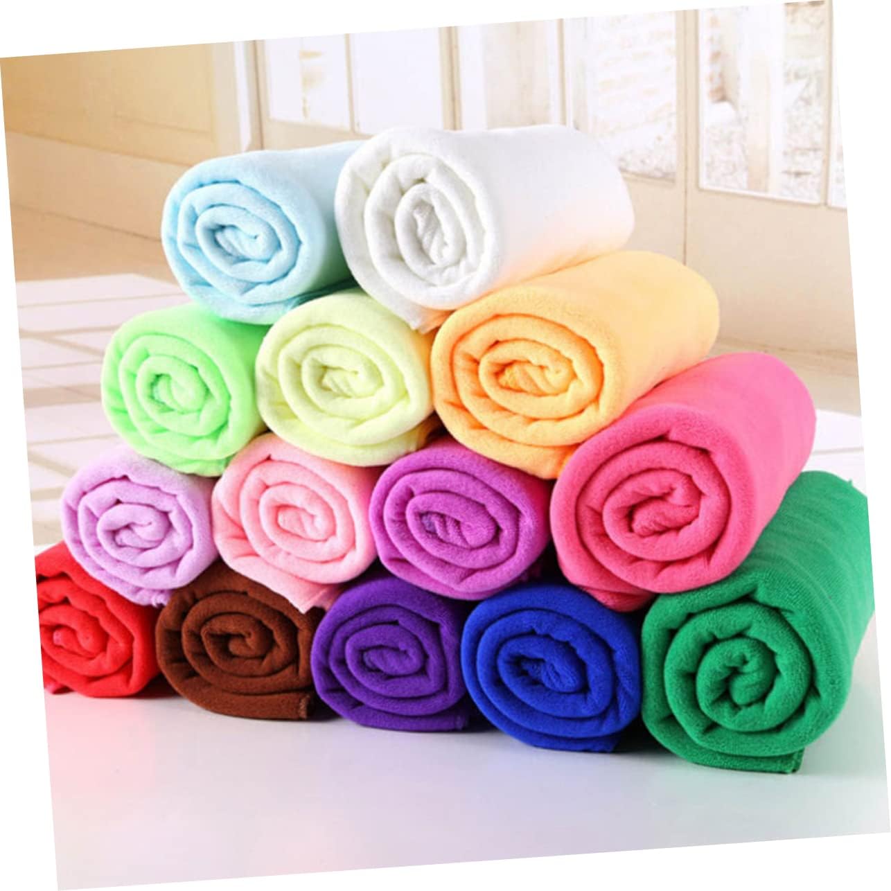 TOPPERFUN Large Spa Towel 70x140cm Quick Dry Beach Towel