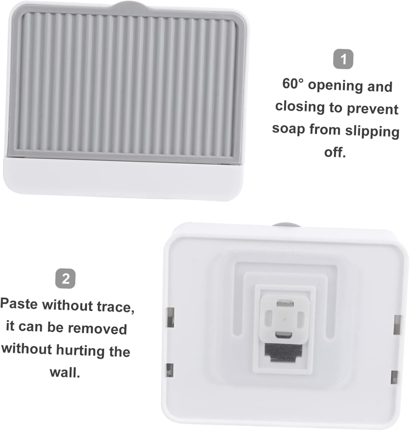 HOOTNEE 60 Swing Open Soap Dish Holder