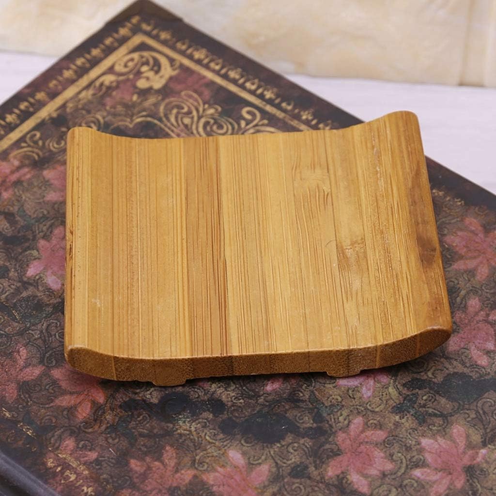 Ankexin Natural Bamboo Soap Holder for Bathroom