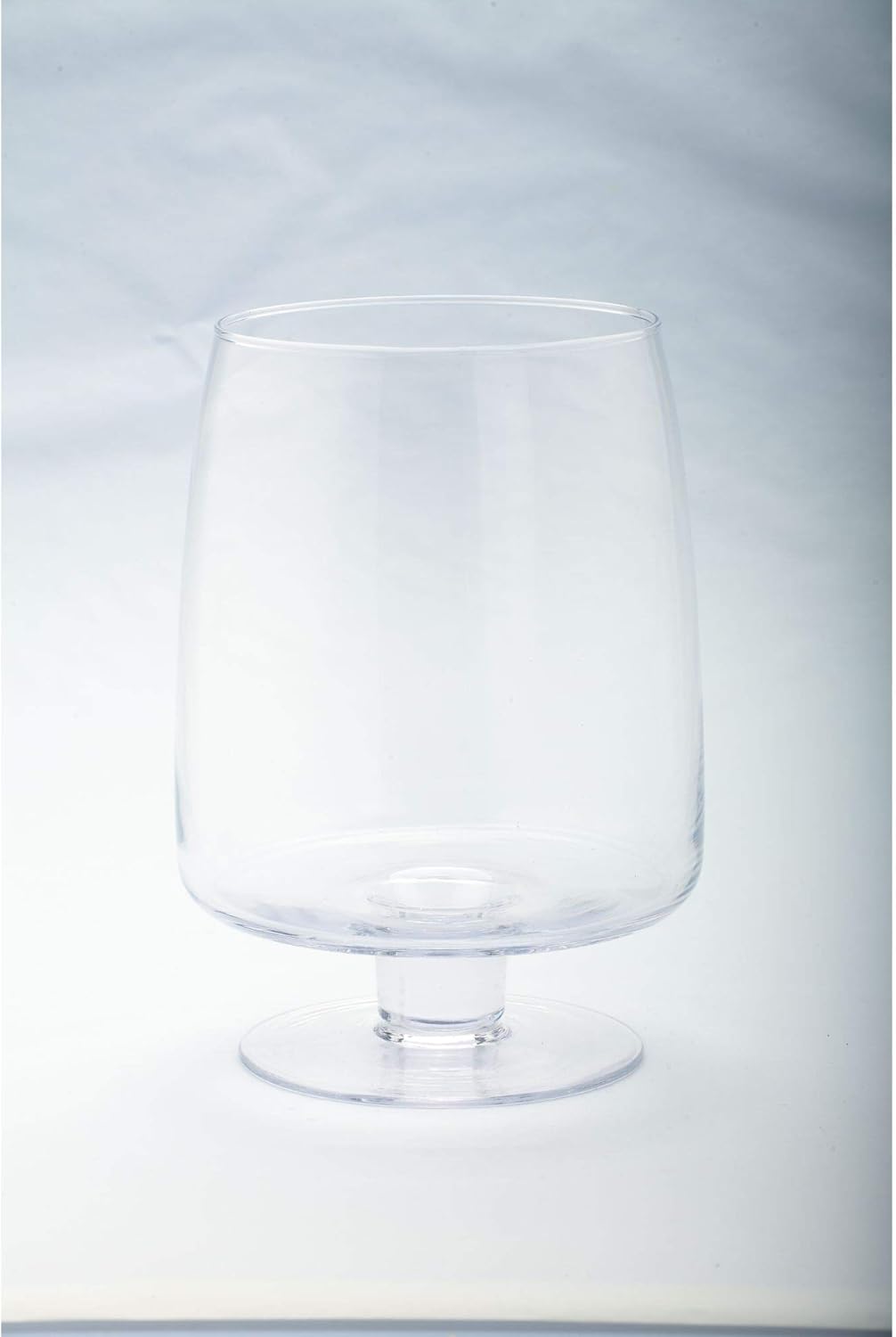 CC Home Furnishings 10 Clear Glass Candle Holder Set