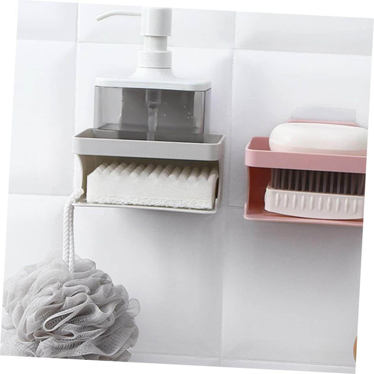 Double Layer Soap Dish Holder for Bathroom and Kitchen 1