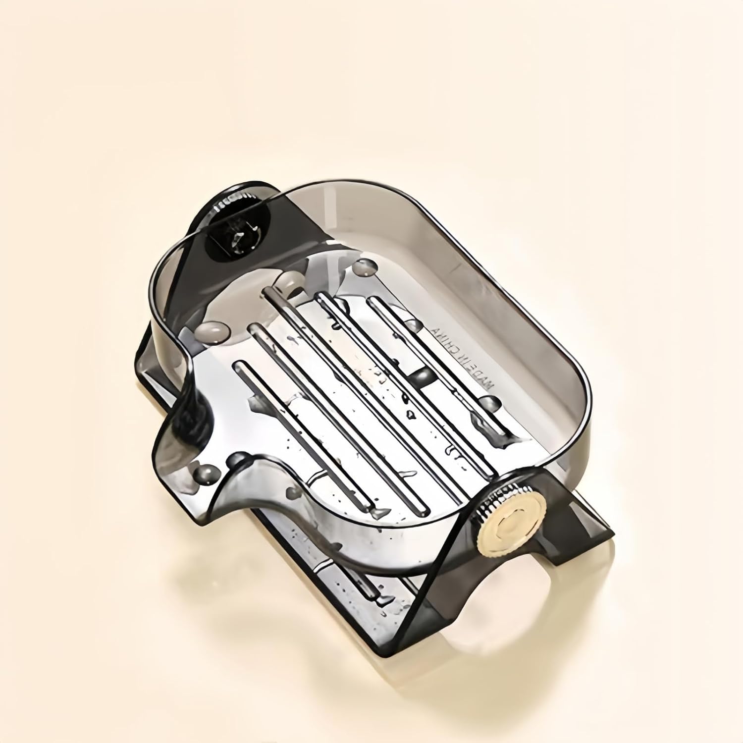 Self-Draining Plastic Soap Dish Holder for Sink and Shower