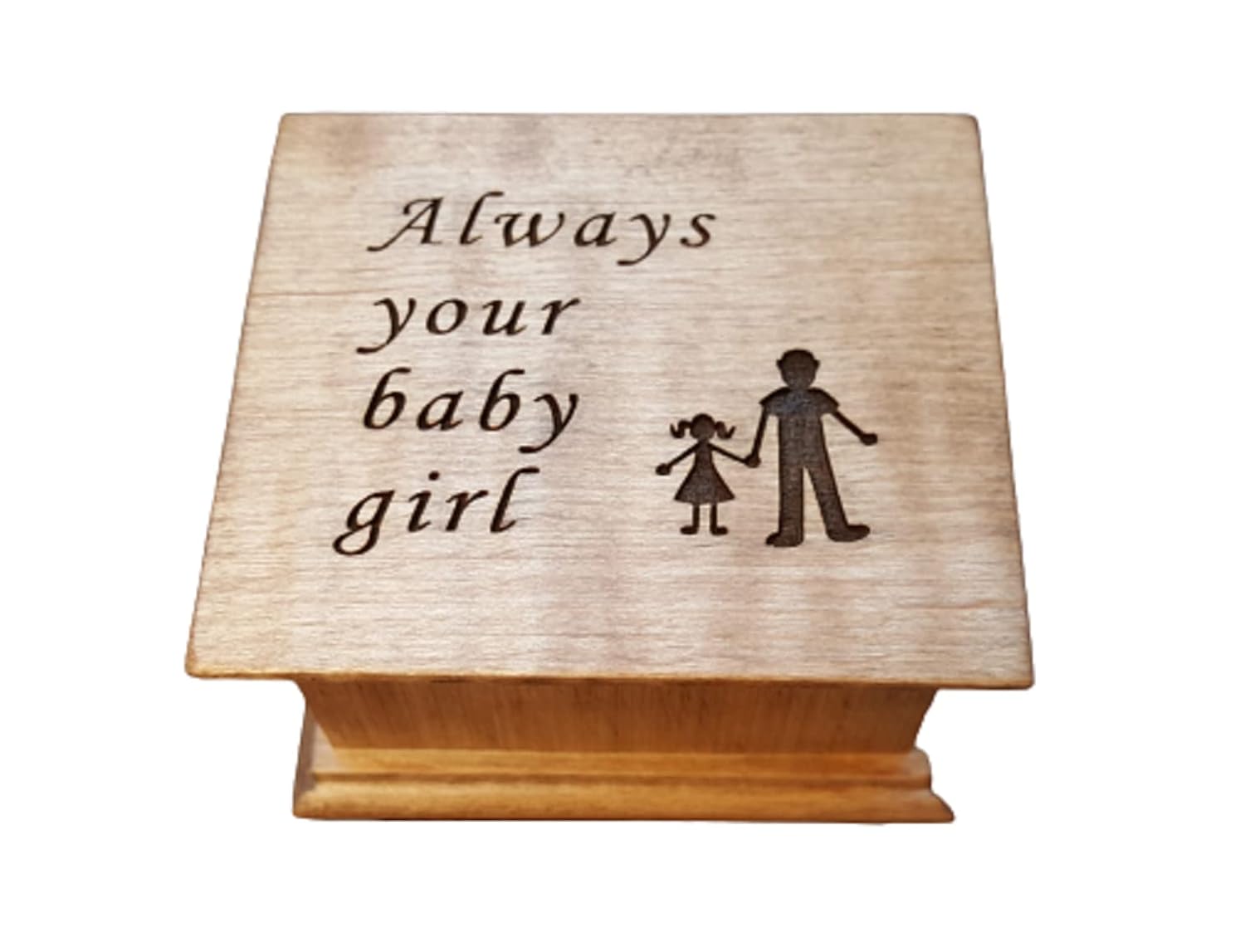 Custom Handmade Music Box for Dad and Daughter 1
