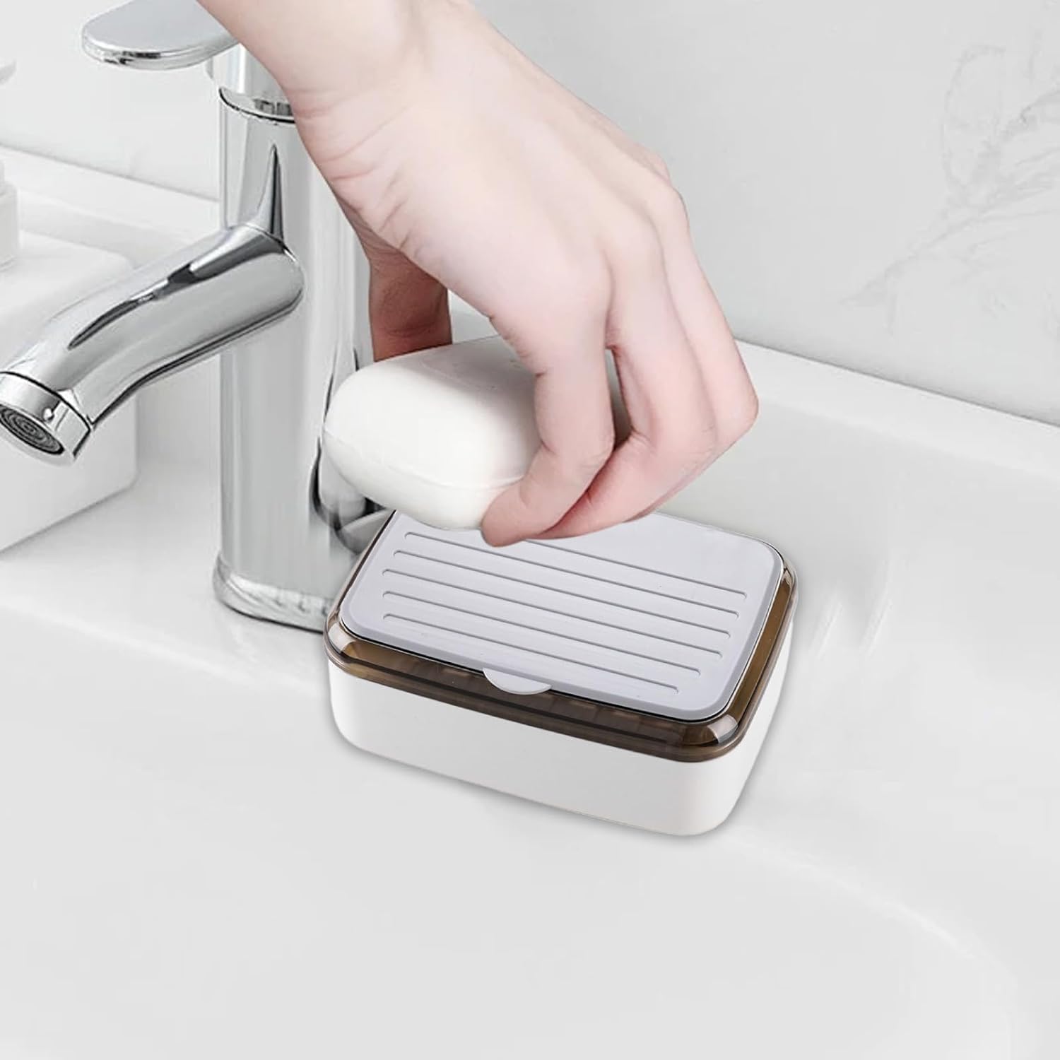 Keep Dry Soap Holder for Bathroom Travel and Outdoor Use