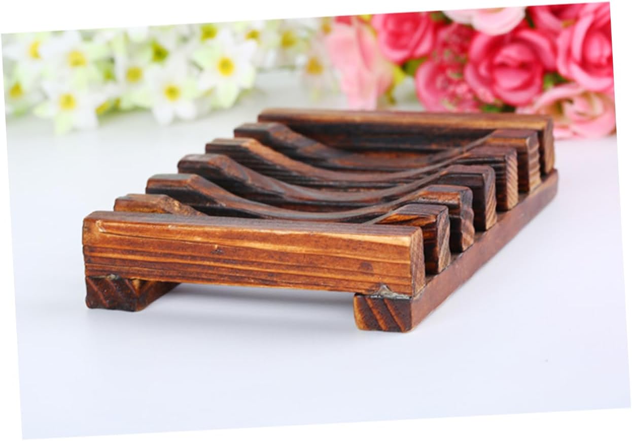 OUNONA Carbonized Soap Holder with Drainage