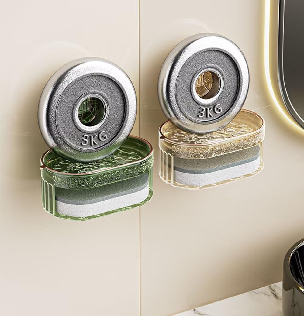 Butterfly Suction Cup Soap Dish - Gray