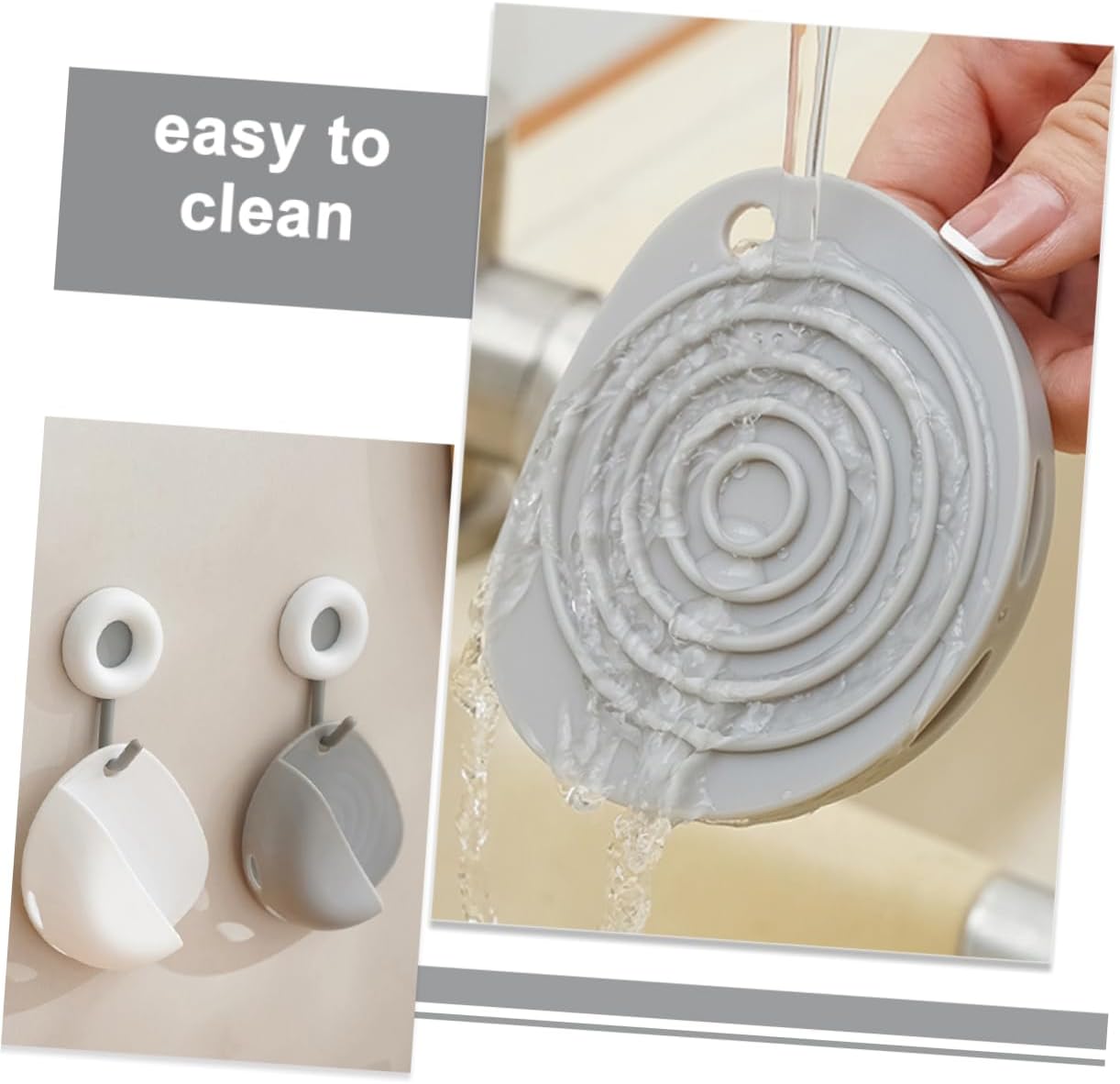 ABOOFAN Portable Bathroom Soap Holder with Washboard