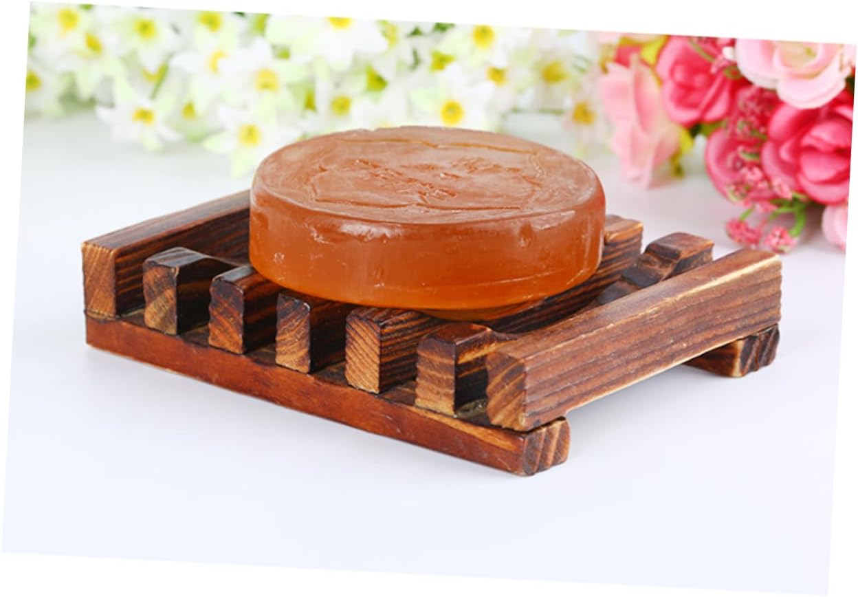 Elegant Bamboo Soap Holder Multi Use Dish