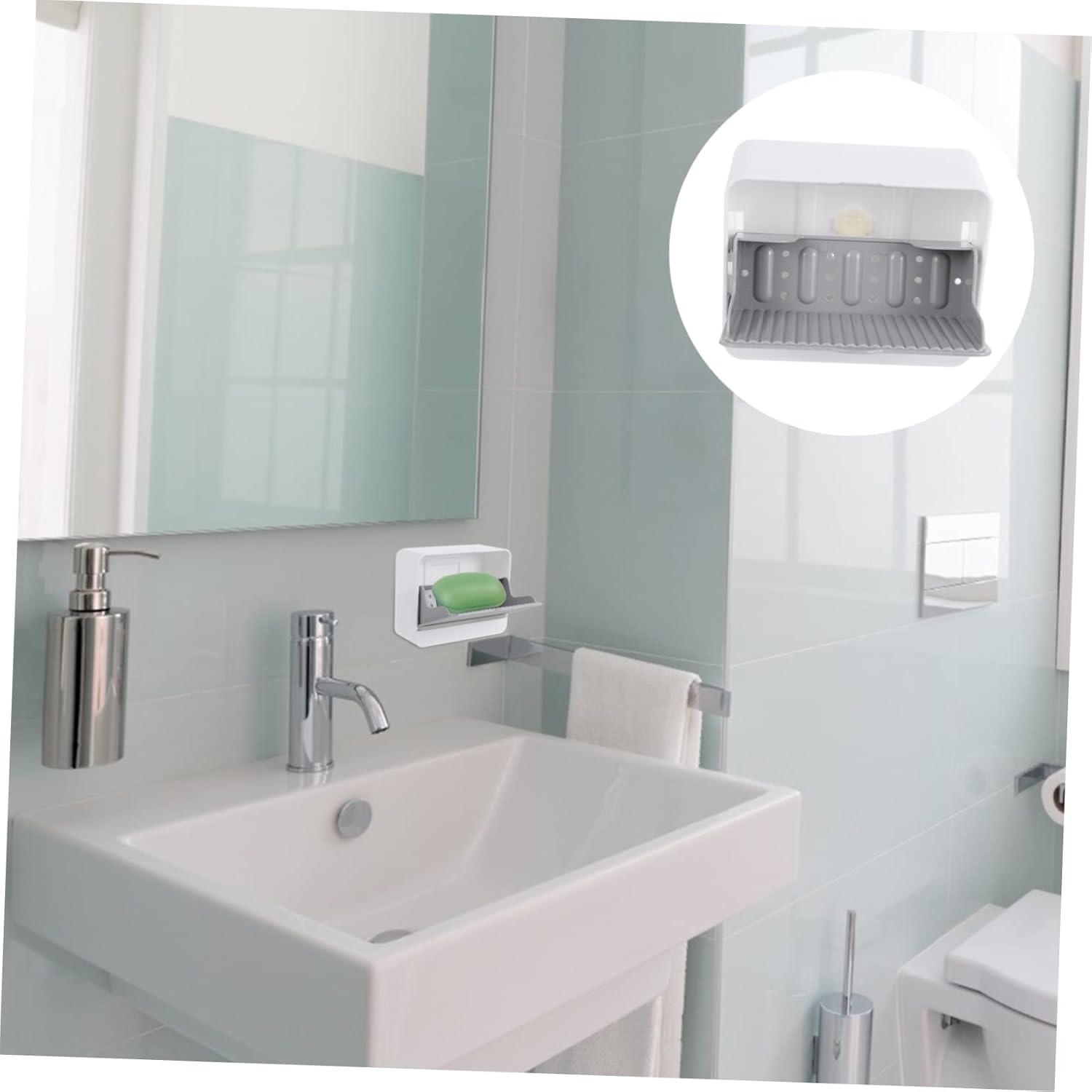 HOOTNEE 60 Swing Open Soap Dish Holder